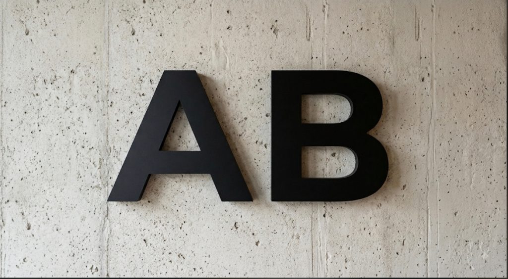 a y b